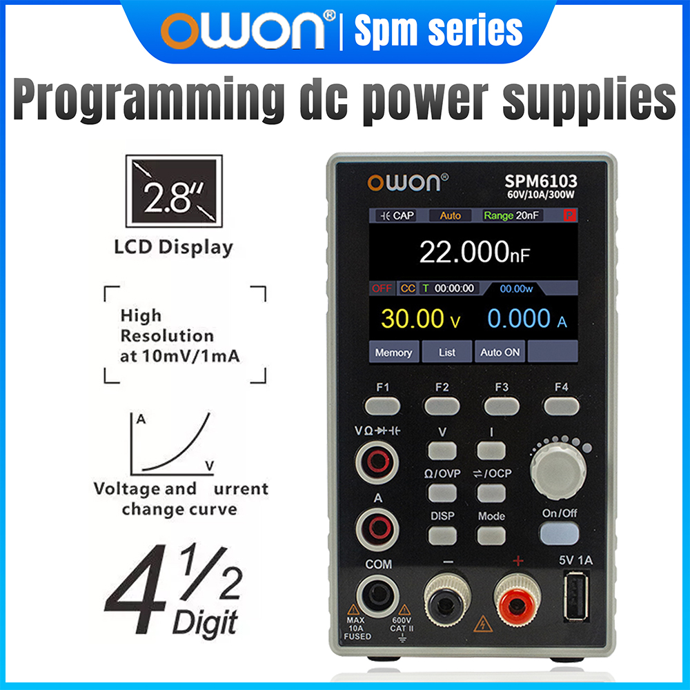 OWON SPM6103 Programmable DC P - Programmable Dc Power Supply 60V 10A 评论和价格