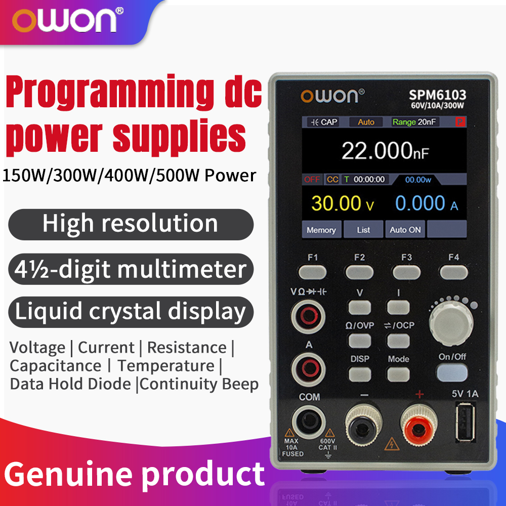 OWON SPM6103 Programmable DC P - Programmable Dc Power Supply 60V 10A 评论和价格