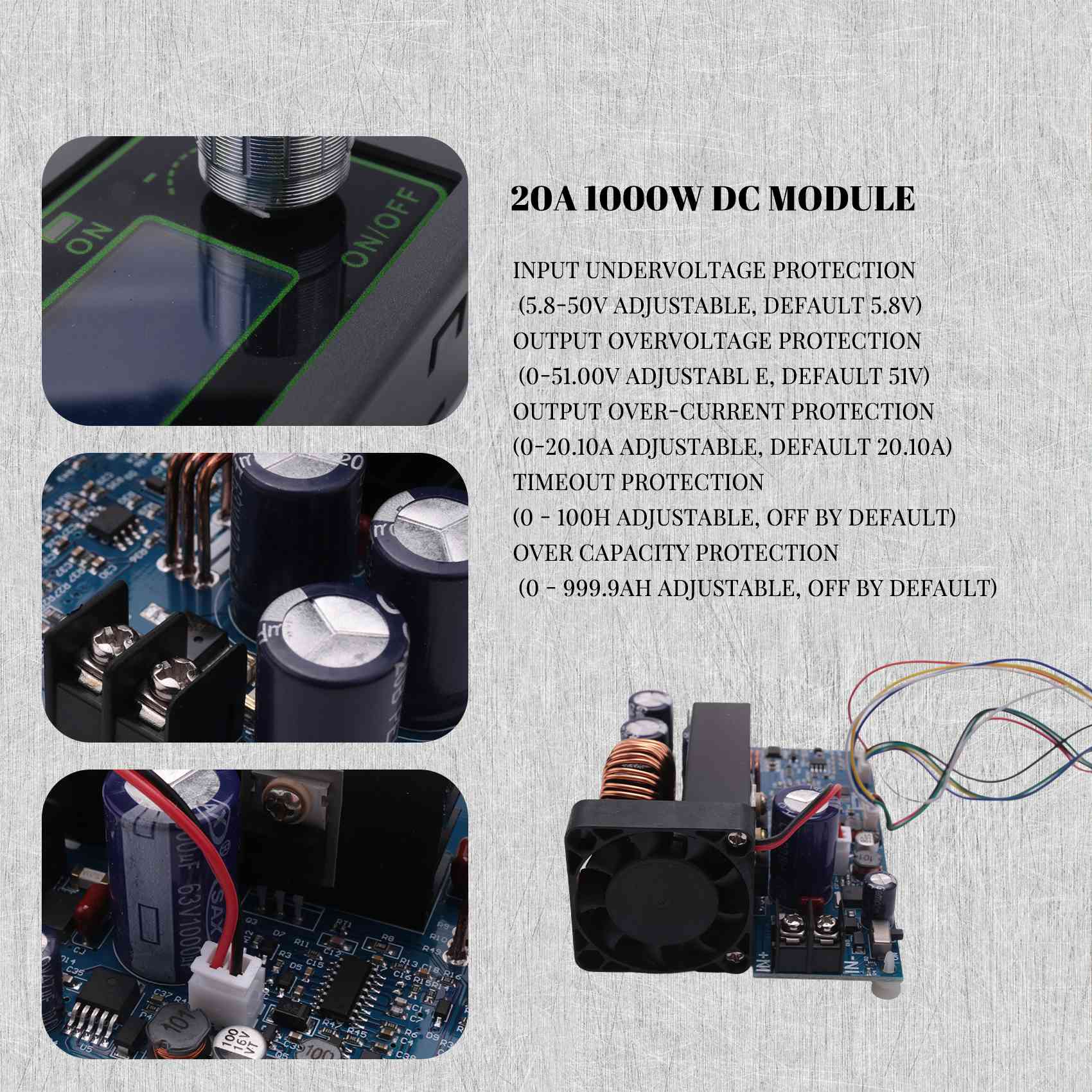 [NEWA08R】 WZ5020L 20A 1000W DC - Step Down Dc Power Supply Module 1000W 评论和价格